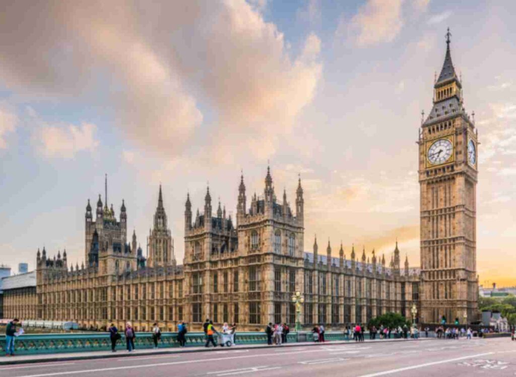 The Big Ben and Houses of Parliament, London