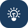 Icon of a light bulb