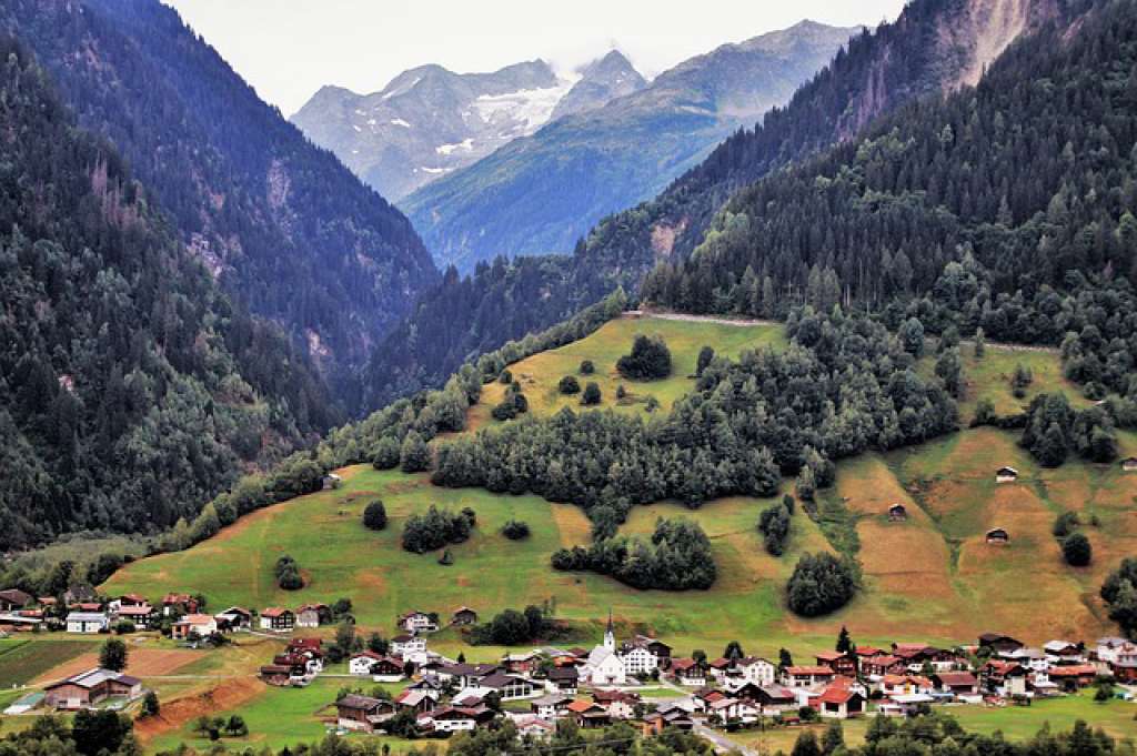 A view of the Alps