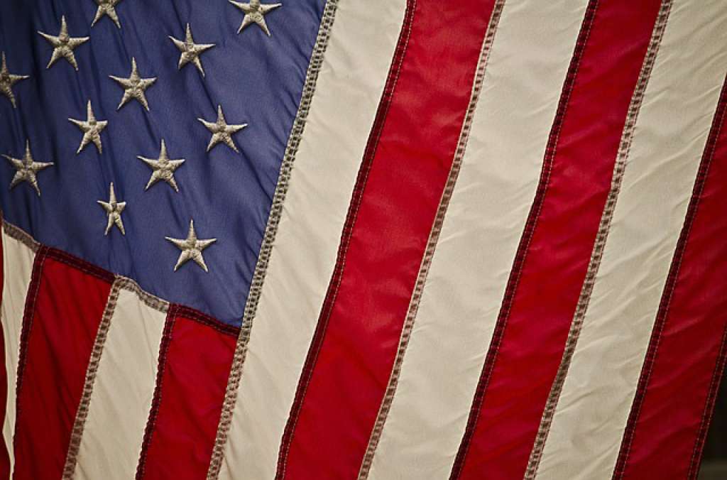 The flag of the United States of America